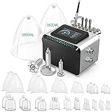 3 in 1 Vacuum Therapy Machine, Yofuly Screen Touch Vacuum Cupping Therapy Machine with 1800ml Cups, Professional Diamond Machine with Spray Gun for Home Use Skin Care, 80 cmHg