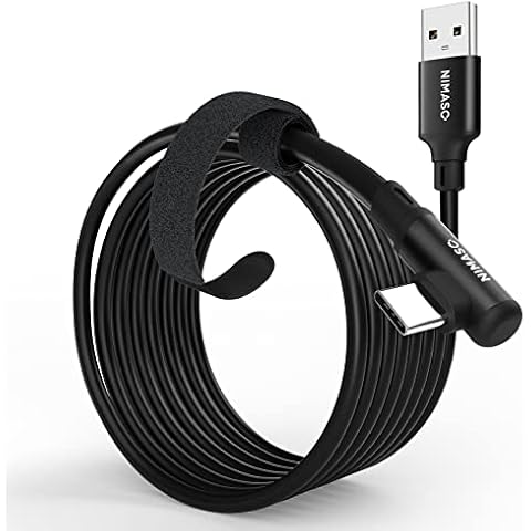 NIMASO USB 3.0 Link Cable 10ft, Compatible with Oculus Quest 2 / Quest1, High Speed PC Data Transfer USB A to USB C Cable for VR Headset and Gaming PC Cover