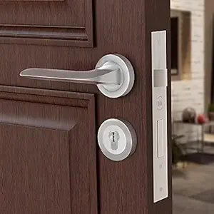 Yale Mortise Combos with on Rose Lever Handle, LockBody and Bothside Cylinder YMC 512, SS