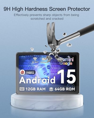 Protector de pantalla vidrio templado 9H para tablet TABWEE T80 miniatura 4