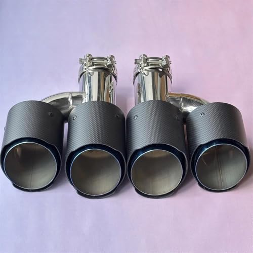 Kit de colas de escape dobles para transformar la estética trasera de tu automóvil 4