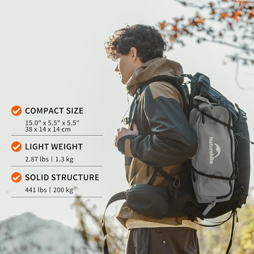 Image of Naturehike YL01 Snap Camping Chair, 1 Second Setup Frame, 441lb Capacity Camp Chair, Portable & Lightweight Backpacking Chair