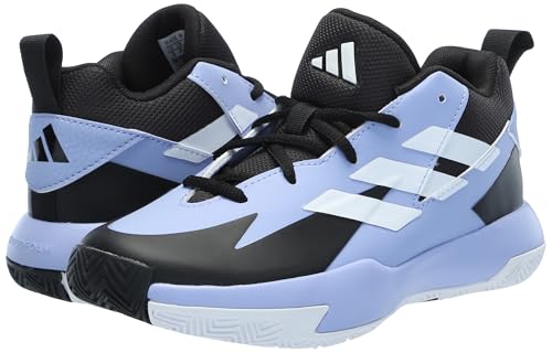 Adidas IG6646 Cross 'Em Up Select Basketball Sneaker, Blue Spark/Black/White, 1 Us Unisex Little Kid thumb #6