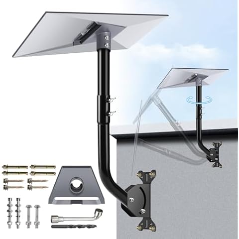 Gen 3 Starlink Mount, Adjustable Starlink Gen 3 Mount, Starlink Mounting Kit for V3 Starlink Standard Dish-Include Starlink Gen 3 Pipe Adapter Cover