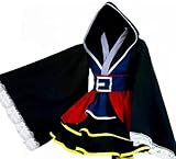 Xpoeticoser Womens Maid Dress Sora Costume Roxas Cosplay Kimono Outfit Halloween (Black, Small)