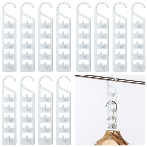 Fiwochic 8 Pcs Space Saving Hangers for Clothes, Heavy Duty