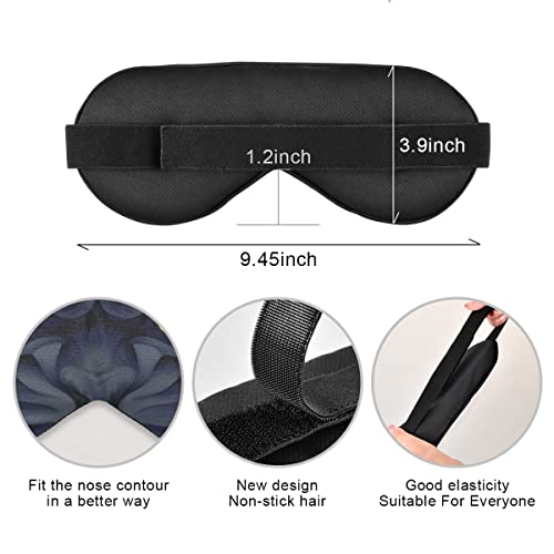 Alaza Animal Panther Black Sleep Mask For Women Men Eye Mask For Sleeping Funny Blackout Cooling Sleeping Masks #TOP5