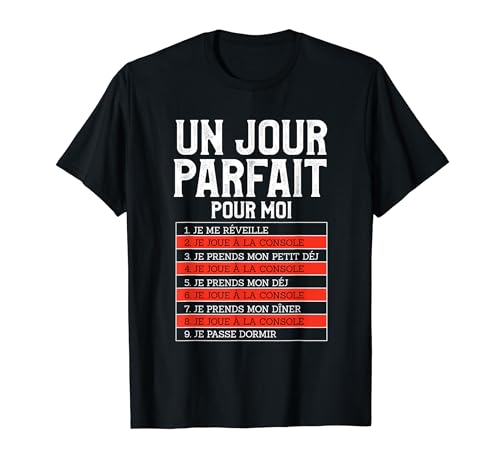 Idée Cadeau Drôle De Jeu Vidéo Pour Un Joueur T-Shirt