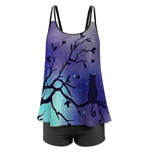Bikini avec short de garçon Chat Noir du Ciel pour sculpter la silhouette - 4