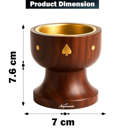 Image of Signamio Wooden Dhoop Holder Stand - Elegant Bakhoor Burner & Loban Burner, Versatile Dhoop Stand for Incense, Crafted for Home Decor, Ideal for Meditation & Aromatherapy Sessions-DN-1