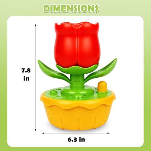 Sprinkler for Kids Outdoor Water Toys: 3 in 1 Flower Toddler Sprinkler Toy by Airyard - Used condition - Image 5