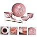 Baluue Vajilla Cerámica Japonesa Rosa Set de Cubiertos Elegante para Hogar Incluye Platos Tazones Tazas y Palillos Material Seguro y Fácil de Limpiar para Uso Diario y Restaurantes Imagen de Baluue Vajilla Cerámica Japonesa Rosa Set de Cubiertos Elegante para Hogar Incluye Platos Tazones Tazas y Palillos Material Seguro y Fácil de Limpiar para Uso Diario y Restaurantes