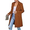PRETTYGARDEN Women’s 2025 Spring Fall Long Blazer Jackets Long Sleeve Lapel Pockets Loose Fit Work Casual Blazers Outerwear