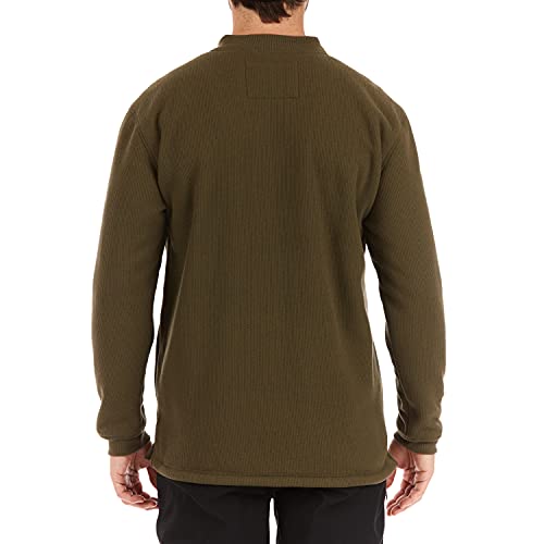 Image of Smith's Workwear Men's Sherpa Bonded Thermal Henley Pullover