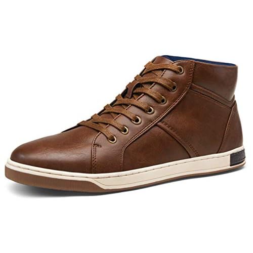 Jousen Men's Casual Shoes High Top Fashion Sneaker Lightweight Men Boots Shoes