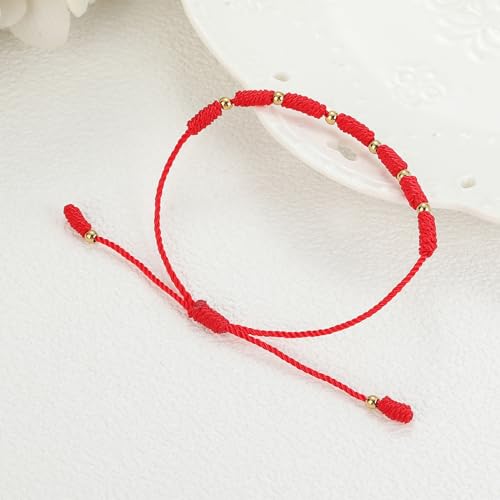Red String Bracelet for Women Handmade Adjustable Bracelets Braided Jewelry Amulet Good Luck Gift for Men 6