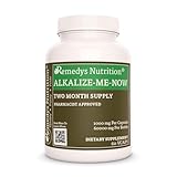 Remedy's nutrition - Alkalize Me Now -1,000mg Vegan Capsules Supplement - Non-GMO, Gluten Free, Dairy Free - Two Month Supply (60 Count)