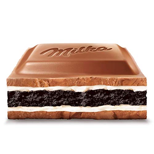 Milka OREO Schokoladentafel 12 x 300g Großtafel, Zarte Milka Alpenmilch Schokolade mit knusprigem OREO Keks – Bild 5
