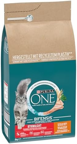 PURINA ONE Bifensis, Pienso para Gato Esterilizado Adulto, Comida...