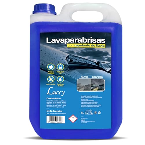 LUCCY Líquido Limpiaparabrisas Anticongelante 5L