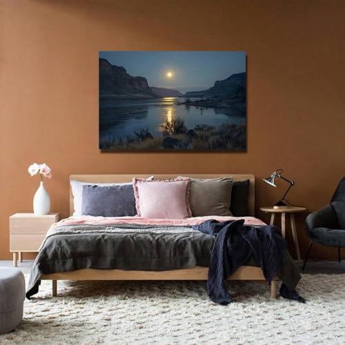 Peinture impression plage et vagues pour un salon apaisant - 3