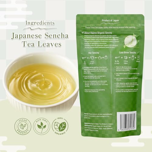 HAJIME Organic Japanese Sencha Green Tea