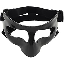 وجه واقي للأنف مقاوم للصدمات من Pyhodi، وأقنعة للوجه مع حشوة، وحزام مرن قابل للتنفس، ووجه وأنف كاملين لكرة السلة وكرة القدم وغيرها من الألعاب الرياضية