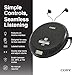 Coby Portable CD Player with Headphones, FM Radio and MP3 Compatible, LCD Display, 60-Second Anti-Skip Protection, Shockproof Design for Easy Travel, Includes Micro USB Cable for Charging