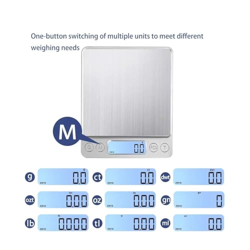 Báscula digital cocina 3000g 0.1g USB miniatura 4