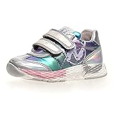 naturino taille Innenmaterial: Leder Naturino JESKO VL.-Sneaker aus changierendem Stoff Silber 28