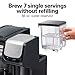 Hamilton Beach FlexBrew Trio 2-Way Coffee Maker, Compatible with K-Cup Pods or Grounds, Single Serve & Full 12c Pot, Permanent Gold-Tone Filter, Black & Silver