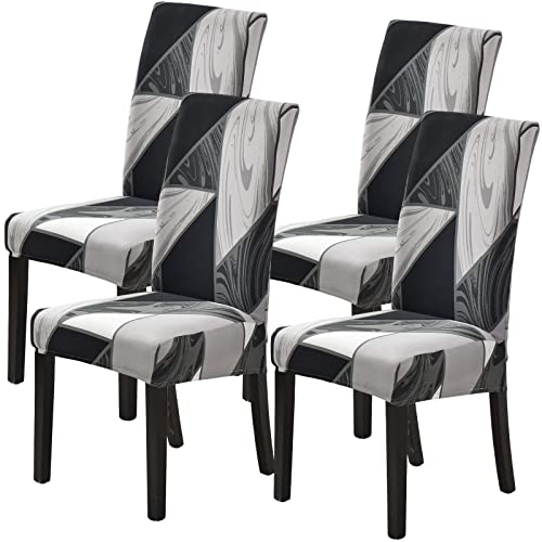 Jusmate Dining Chair Covers, Parsons Chair Slipcovers Set of 4
