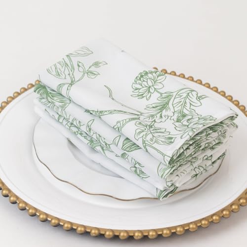 Efavormart 5-Pack French Toile Cloth Napkins – 17