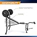 Marcy MD-2082W Diamond Elite MD Standard Bench with 100 lb. Weight Set, Incline