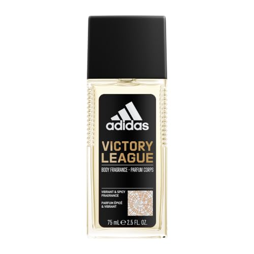 Image of Adidas Victory League Body Fragrance 2.5 fl oz (Pack of 1), Notes of Lavender, Mint, and Cardamom, Men's fragrance, Long lasting, Sporty fragrance, Travel size