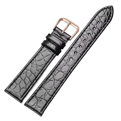 Bracelet de montre cuir vachette grain crocodile pour remplacer un bracelet usé