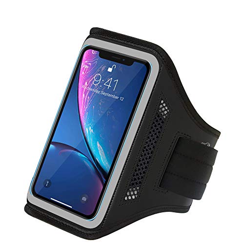 Lovphone Iphone 14 Pro/14/13 Pro/13/12 Pro/12/ Iphone 11 Pro Max/11 Pro/11/ Iphone Xs Max/Xr Armband, Water Resistant Sport Running Cell Phone Case With Key Holder And Card Slot (Gray) #TOP4