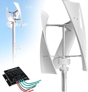 Wind Turbine Home Use Horizontal Generator Kits Blades with Controller to Charge Batteries Off Generator Vertical,3000W/8000W Portable Vertical Wind Turbine - Silent 12V/24V/48V Home Energy