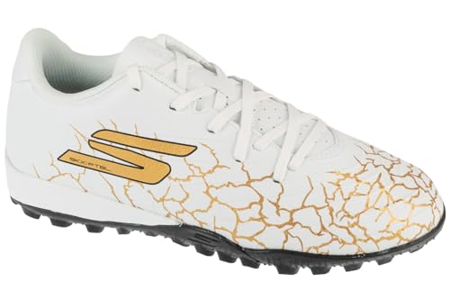 Skechers, Botas de fútbol, Blanco, 34 EU