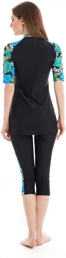 Modest Swimwear for Women Long Sleeve Swimsuit Burkini Modesty Swimming Costume Rash Guard Surfing Suit Beachwear