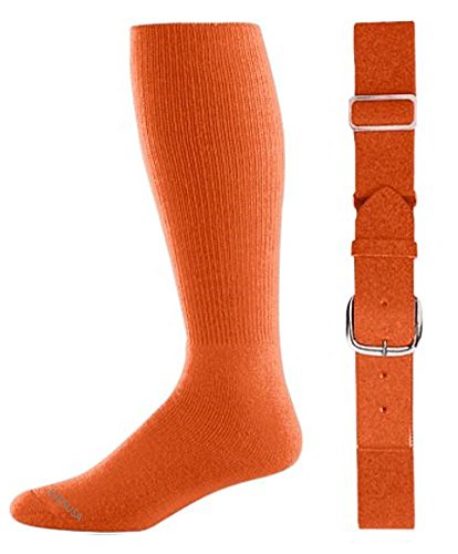 Joe's USA Baseball/Softball Belt & Sock -Orange-Intermediate