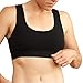 Produktbild DANISH ENDURANCE Damen Bralette BH aus Bio-Baumwolle 1 Pack (Schwarz, X-Large)