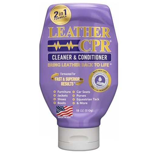 Leather CPR Cleaner & Conditioner 18oz - Cleans, Conditions, Restores & Protects Leather Furniture, Handbags, Car Seats, Interior, Jackets, Boots, Purses, Shoes, Couch, Saddles, Tack & More