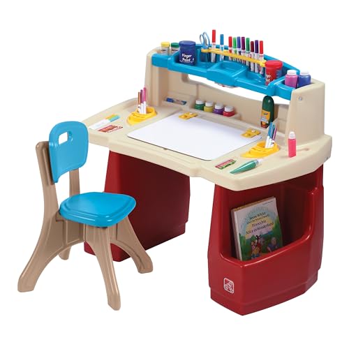 Step2 Deluxe Art Master Schreibtisch & Stuhl aus Kunststoff fĂĽr Kinder