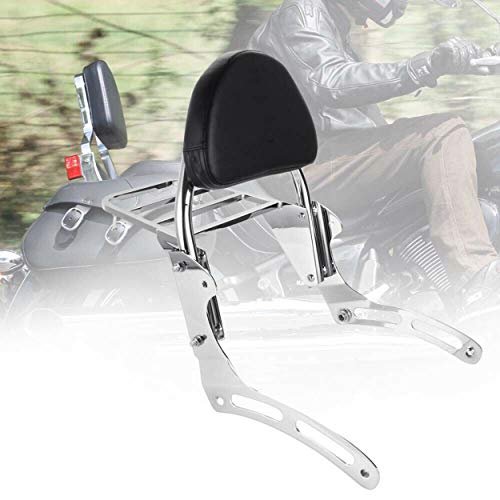 Backrest Sissy Bar + Luggage Rack Pad for Kawasaki Vulcan 900 VN900 For Kawasaki Vulcan VN 2000 Classic Custom 2006-2018