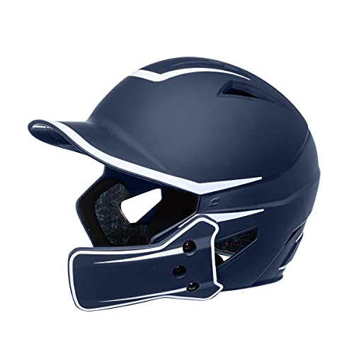 CHAMPRO mens Legend Plus HX Batting Helmet, Navy, White, Large