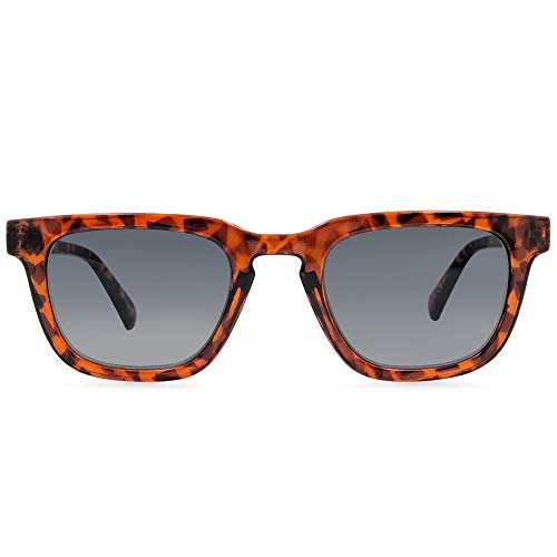 In Style Eyes Nordy Classic Full Reader Sunglasses, Non-Bifocal Reading Glasses – Full-rimmed Frame – Non-Polarized Lens – Tortoise – 2.25x