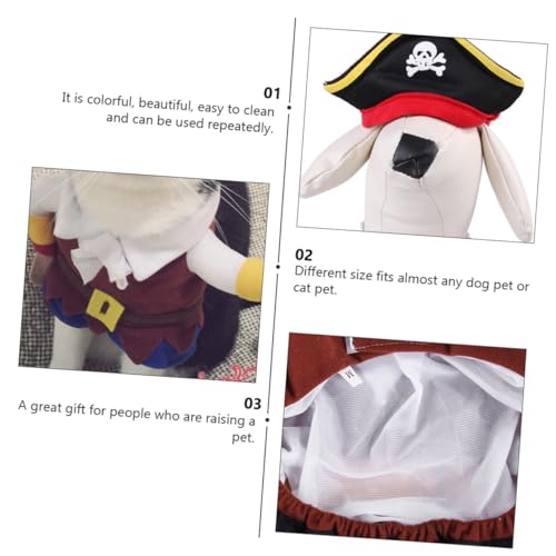 Disfraz Pirata para Perros Tamaño S miniatura 7