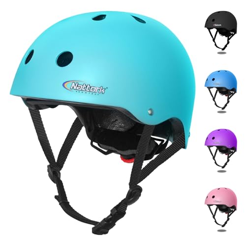 Nattork �q���p���]�ԃw�����b�g�X�|�[�c�w�����b�g �q���p ��l�p CPSC�K�i ASTM�K�i �y�� �ʋC ���]�� �ʊw �T�C�N�����O �o�C�N �w�����b�g ���[�f�B�Y �����Y (���F, S)