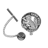 Sutherland Scottish Clan Crest Tie Tack/Lapel Pin